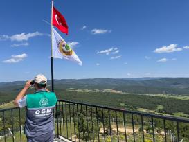 YANGINLARA KARŞI ORMANLAR GÖZETLENİYOR